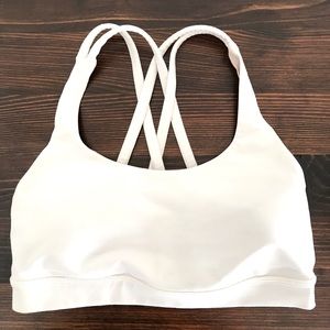 lululemon Energy Bra | White, Size 4